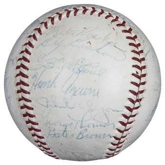 1963 Detroit Tigers Team Signed OAL Cronin Baseball (Beckett PreCert)